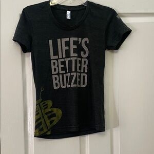 Coffee Lovers Life's Better Buzzed Tee S